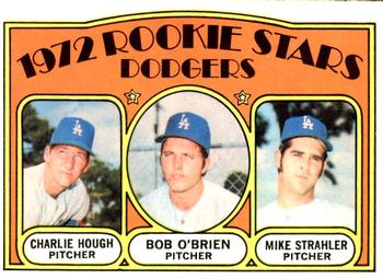 Dodgers Rookies - Charlie Hough / Bob O'Brien / Mike Strahler