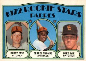 Padres Rookies - Darcy Fast / Derrel Thomas / Mike Ivie