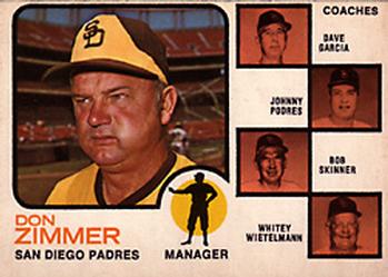 Padres Coaches - Don Zimmer