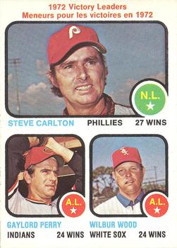 Victory Leaders - Steve Carlton / Gaylord Perry / Wilbur Wood