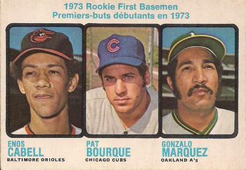 Rookie 1st Basemen - Enos Cabell / Pat Bourque / Gonzalo Marquez