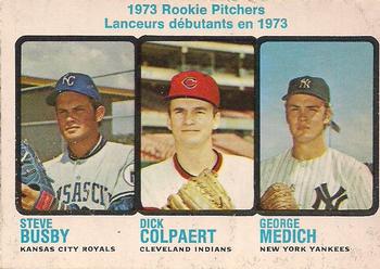 Rookie Pitchers - Steve Busby / Dick Colpaert / George Medich