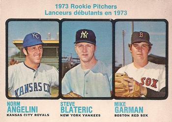 Rookie Pitchers - Norm Angelinii / Mike Garman / Steve Blateric