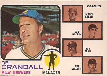 Brewers Leaders - Del Crandall